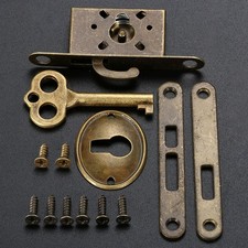 Ancienne Serrure de Tiroir Rétro Serrure Argent Compact Classeur Fer Homme Rét