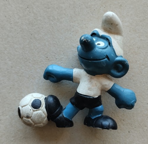 Figurine schtroumpf foot - figurine,