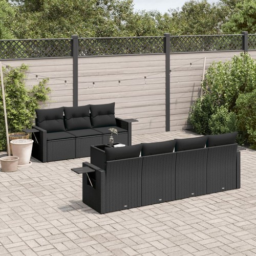 Salon jardin avec coussins - salon,