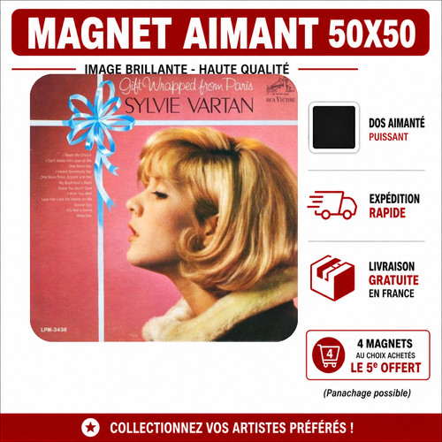 Magnet sylvie vartan 5x5 - -,