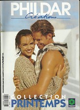 LIVRE CATALOGUE TRICOT CROCHET « PHILDAR »FEMME HOMME N° 244        