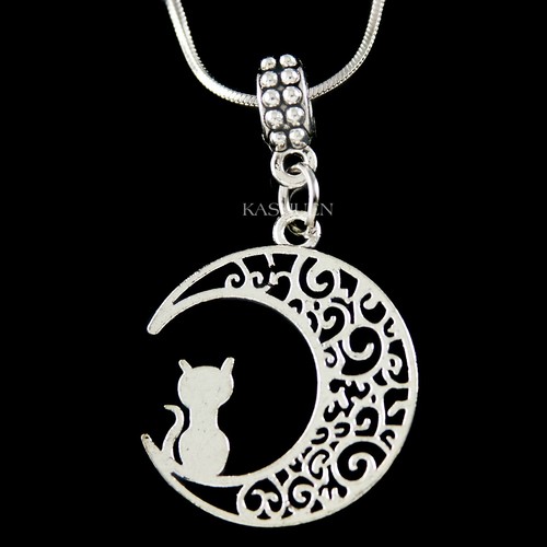 Chat crescent lune chaîne - chat,