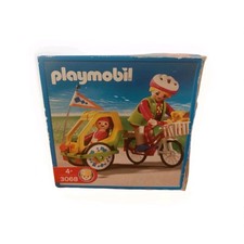 Playmobil 3068: Vélo Et Remorque/ Boîte Complète