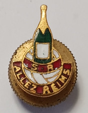 pin's stade de reims allez