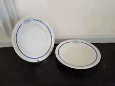 PAIRE D'ASSIETTE EN PORCELAINE