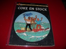 TINTIN    COKE  EN STOCK   HERGE  B 24  1958    EO     