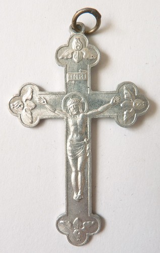 Croix pendentif métal - croix,