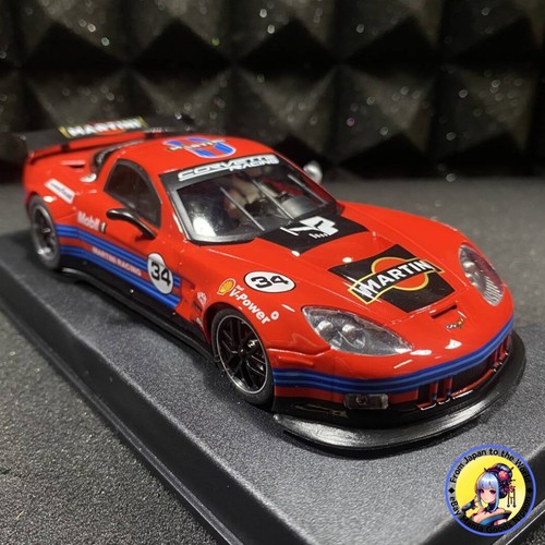 Slot car corvette - car,