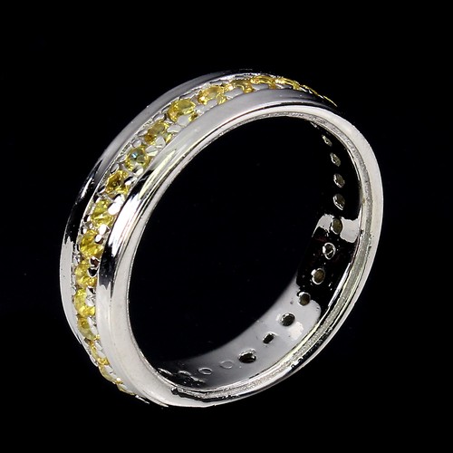 925 bague argent jaune - bague, en