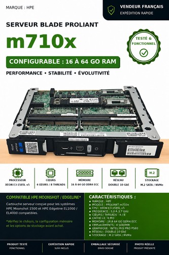Hpe proliant m710x server - hpe,