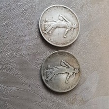  Rare   2    FRANCS   Semeuse  1898  /1899     En   Argent 