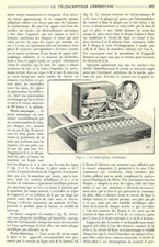 LE TÉLÉSCRIPTEUR CÉRÉBOTANI / ADP PAR LUCIEN FOURNIER 1909