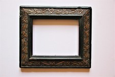 Cadre XVIIe en bois noirci