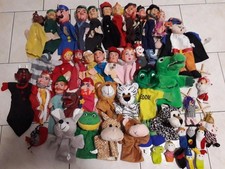 Lot de 45 marionnettes thèmes