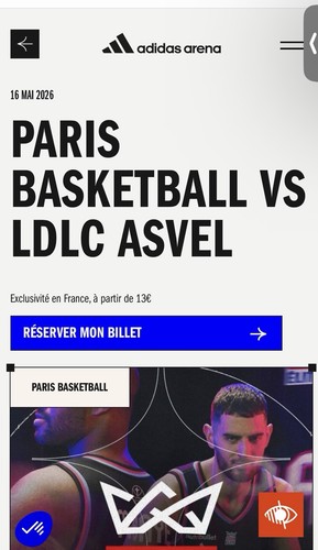 Places match basket paris - 2,