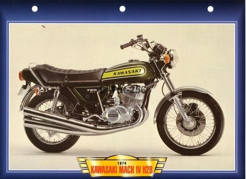 Fiche moto kawasaki 750 mach - moto,