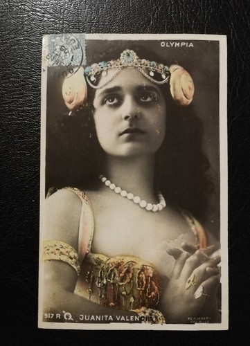 Cpa femme theatre frau - femme,