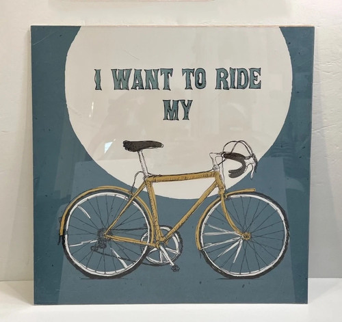 Large bicycle poster - bicycle,