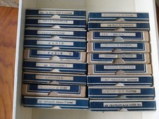 18 boites STÉRÉOFILMS BRUGUIÈRE- POSITIFS STÉRÉOSCOPIQUES  