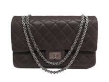 SAC A MAIN CHANEL 2.55 GRAND JUMBO CUIR IRIDESCENT BANDOULIERE HAND BAG 11100€