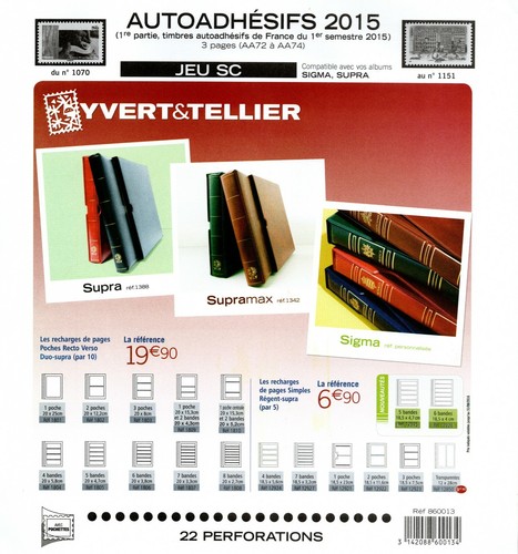 Yvert tellier france - et,