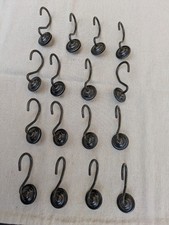 Lot 16 crochets Pateres  rideaux Madura