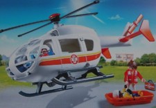 Playmobil -- Pièce de rechange -- Hélicoptère médical 4222 --