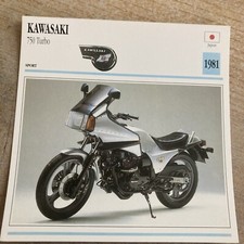 Kawasaki 750 Turbo 1981 carte