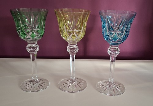 Verres cristal vert - verres,