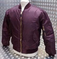 MA1 Veste Bomber Style Militaire US Mod / Scooter / Motards Tout Tailles