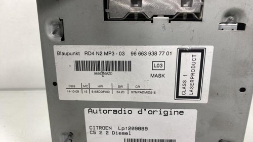 Autoradio origine citroen c5 - citroen,