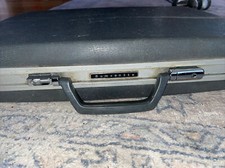 Valise Attaché Vintage Samsonite | Gris Foncé | Utilisé | Serrure À Combinaison