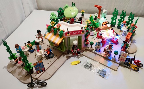 Lot playmobil cafe la - cafe,