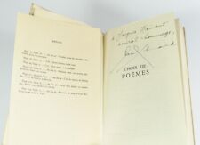 Paul ELUARD, "Choix de poèmes", Nrf, 1946. Cartonnage Bonet. Envoi de l'auteur