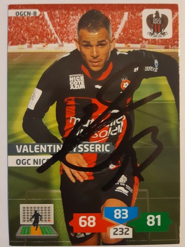 Carte adrenalyn signée ogc - adrenalyn,