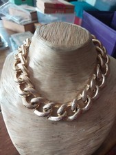 Collier  Doré  Grosse Maille