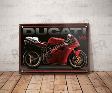 Plaque métal vintage Ducati