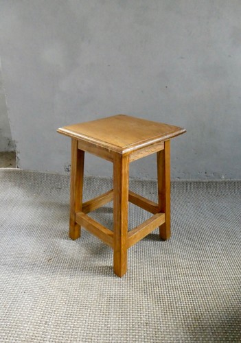 Tabouret bois massif vers - bois,