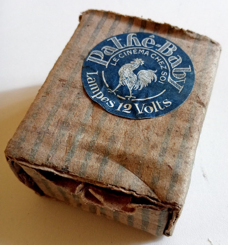 Ancienne boite ampoules pathe - boite,