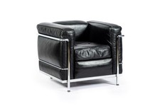 Authentic Cassina LC2 Black