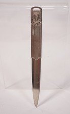 Couteau À Lettres Vintage Bader Pforzheim Design Industriel Aspect Argenté