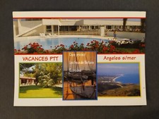 VILLAGE VACANCES PTT ARGELES SUR MER  carte postale postcard