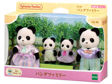 Ensemble de petites poupées Sylvanian Families FS-39 Panda Family EPOCH...