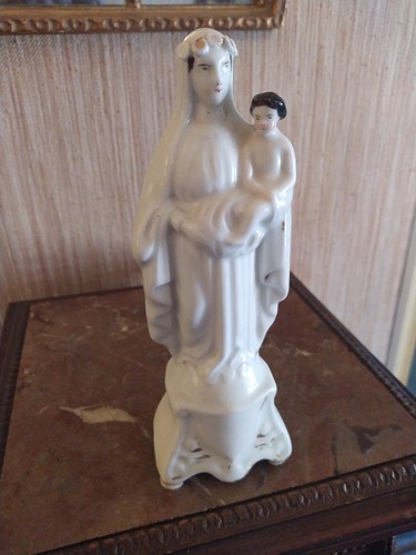Vierge enfant en faïence - à, l'enfant