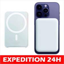 Batterie Externe 5000mAh Magnetique Power Bank,sans Fil iPhone 16 15 14 13 12 11