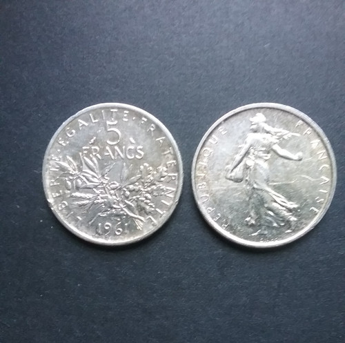 Pièce argent semeuse - pièce, de