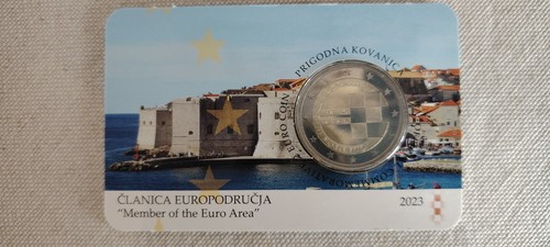 Croatie pièces 2 euros - 2,
