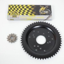 Kit chaîne Sifam pour Moto Derbi 50 Senda R 1996 à 1999 13x53 Pas 420 alésage