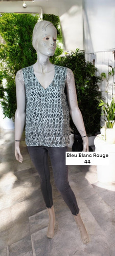 Bleu blanc rouge - blanc, taille