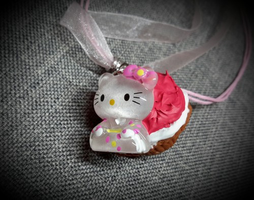Collier cupcake hello - collier,